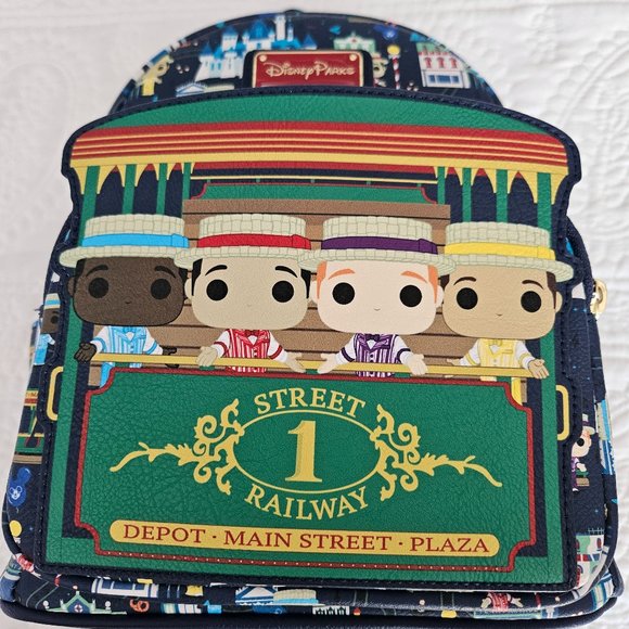 Disney Parks Dapper Dan Loungefly Backpack Funko POP! Mainstreet U.S.A - Picture 5 of 8